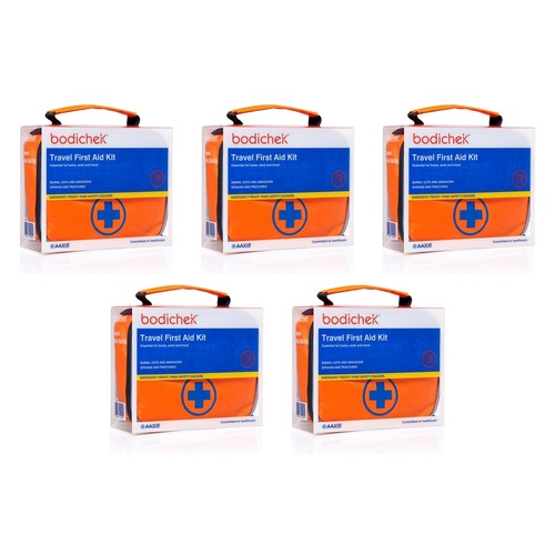 Bodichek First Aid Kit 75 Piece Set Pack of 5