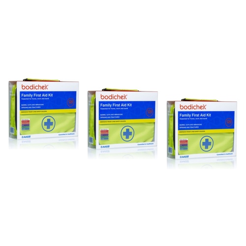 Bodichek First Aid Kit 126 Piece Set Pack of 3