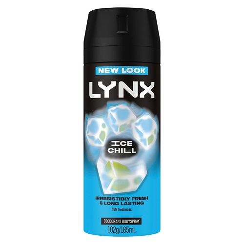 Lynx Deodorant Aerosol Ice Chill 165mL
