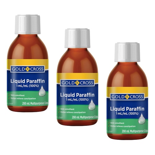 Goldx Paraffin Liquid 200mL Pack of 3