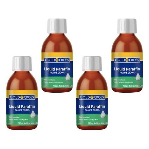 Goldx Paraffin Liquid 200mL Pack of 4