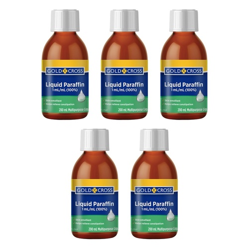 Goldx Paraffin Liquid 200mL Pack of 5