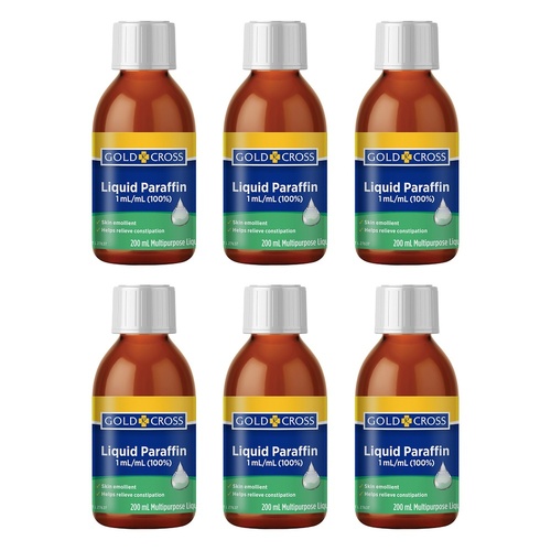 Goldx Paraffin Liquid 200mL Pack of 6