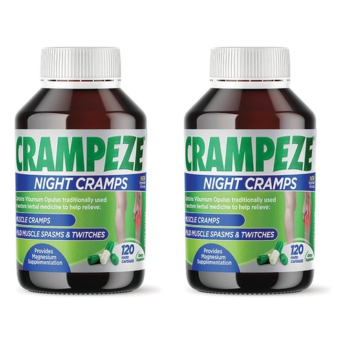 Crampeze Night Cramps 120 Capsules Pack of 2