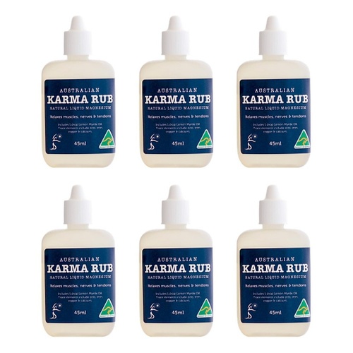 Karma Rub Liquid Magnesium 45mL Pack of 6