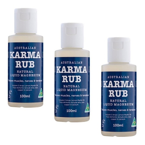 Karma Rub Liquid Magnesium 100mL Pack of 3