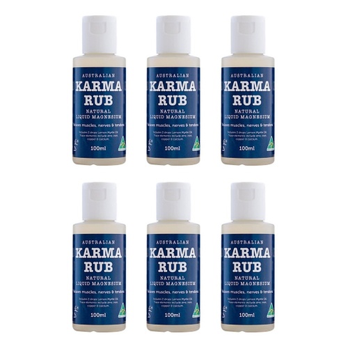 Karma Rub Liquid Magnesium 100mL Pack of 6