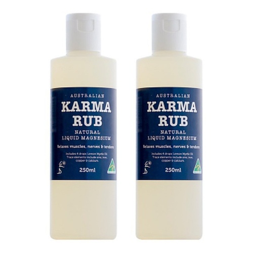 Karma Rub Liquid Magnesium 250mL Pack of 2