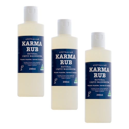 Karma Rub Liquid Magnesium 250mL Pack of 3