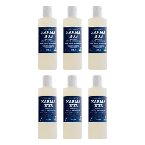 Karma Rub Liquid Magnesium 250mL Pack of 6