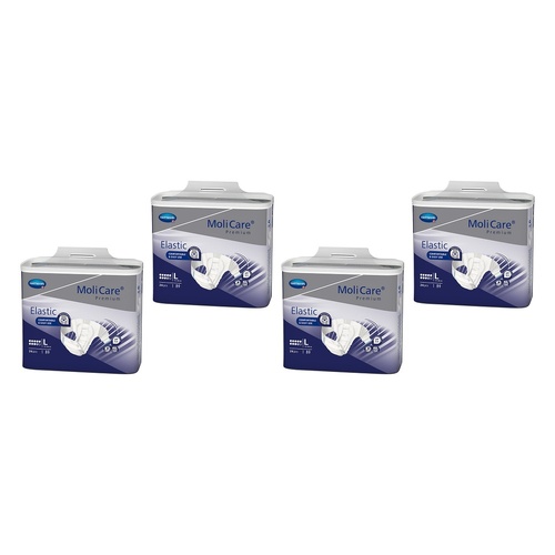 MoliCare Premium Elastic 9 Drops Large 24 Pack x 3 Bundle of 4