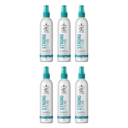 Schwarzkopf Extra Care Non-Aerosol Hairspray Extra Strong Hold 200mL Pack of 6