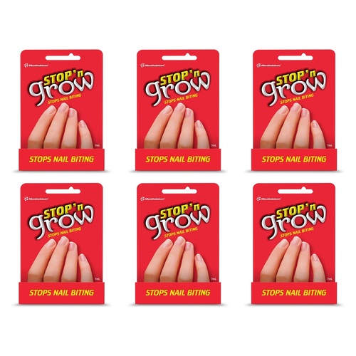 Stop and Grow Biting Deter 7mL Pack of 6