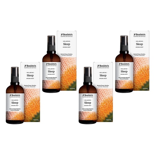 Bosisto's Australian Natives Sleep Aroma Mist 100mL Pack of 4