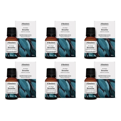 Bosisto's Australian Natives Breathe Oil 15mL Pack of 6