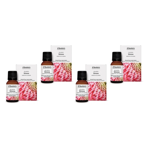 Bosisto's Australian Natives Stress Oil 15mL Pack of 4