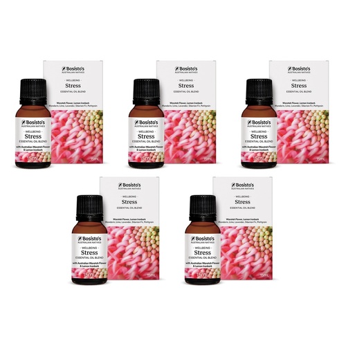 Bosisto's Australian Natives Stress Oil 15mL Pack of 5