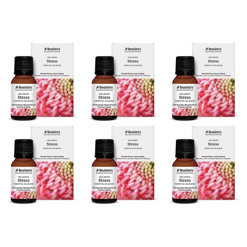 Bosisto's Australian Natives Stress Oil 15mL Pack of 6