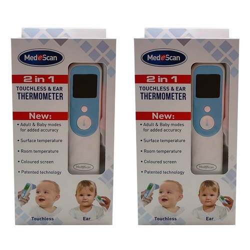 Medescan Multi-Function Thermometer Pack of 2