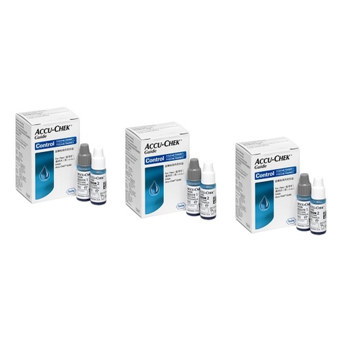 Accu-Chek Guide Control Solution 2 Pack Bundle of 3
