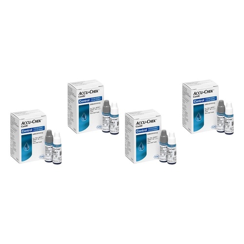 Accu-Chek Guide Control Solution 2 Pack Bundle of 4