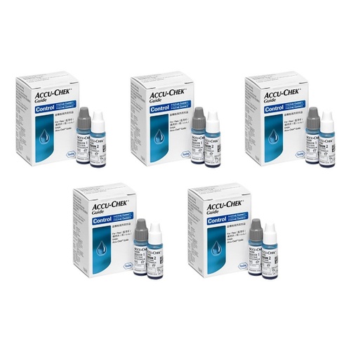 Accu-Chek Guide Control Solution 2 Pack Bundle of 5