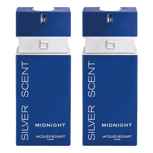Jacques Bogart Silver Scent Midnight EDT 100mL Pack of 2