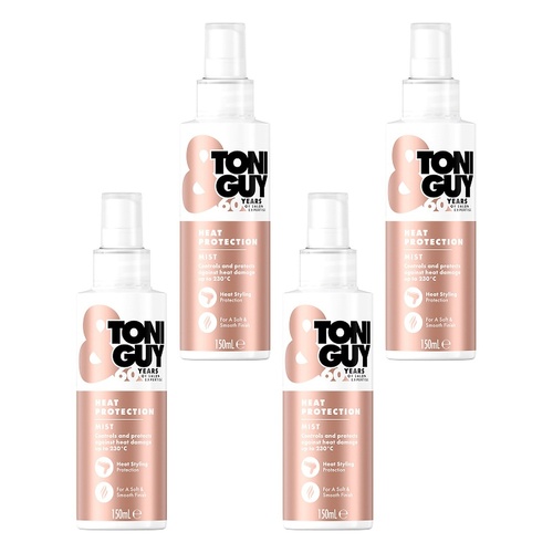 Toni & Guy Hair Heat Protection Mist 150mL Pack of 4