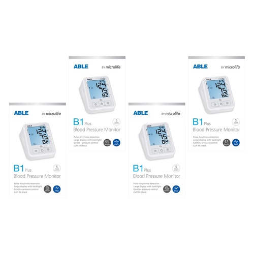 Able B1 Plus Blood Pressure Monitor Pack of 4