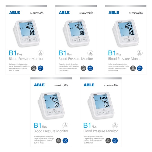 Able B1 Plus Blood Pressure Monitor Pack of 5