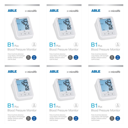 Able B1 Plus Blood Pressure Monitor Pack of 6
