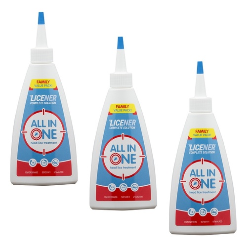 Licener Single Headlice Treatment 200mL Pack of 3