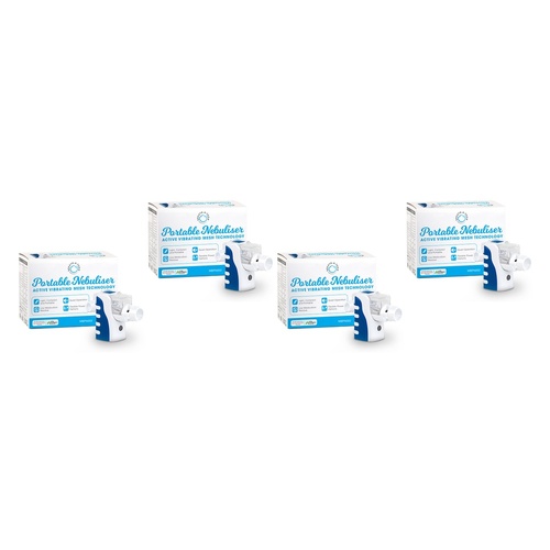 Breath-A-Tech Portable Nebuliser Pack of 4