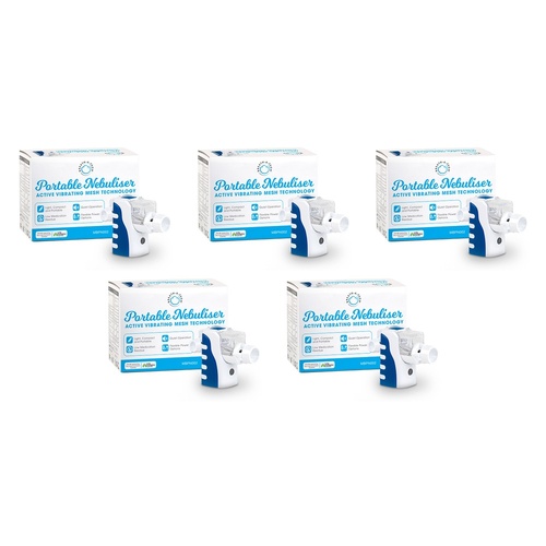 Breath-A-Tech Portable Nebuliser Pack of 5