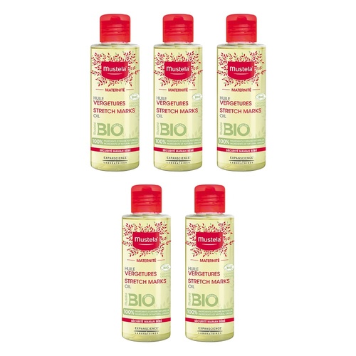 Mustela Maternity Stretch Marks Oil 105mL Pack of 5