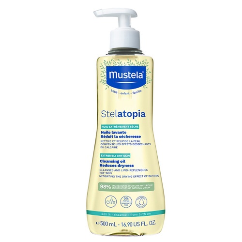 Mustela Stelatopia Cleansing Oil for Eczema-Prone Skin 500mL