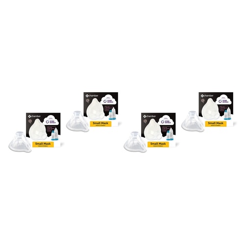 e-Chamber Spacer Small Mask for Infants & Children Pack of 4