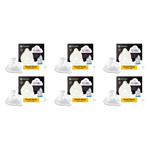 e-Chamber Spacer Small Mask for Infants & Children Pack of 6