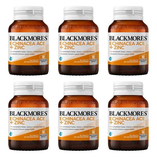 Blackmores Echinacea ACE + Zinc 60 Tablets Pack of 6