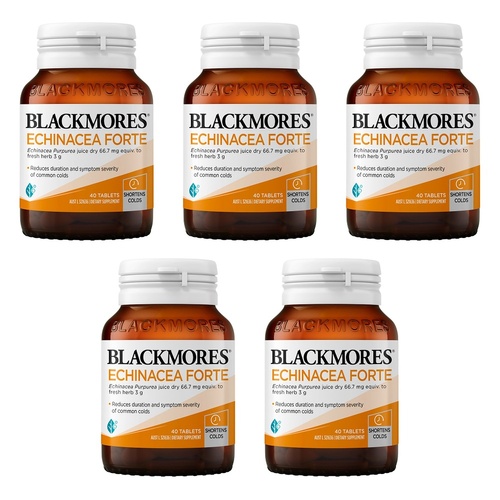 Blackmores Echinacea Forte 40 Tablets Pack of 5