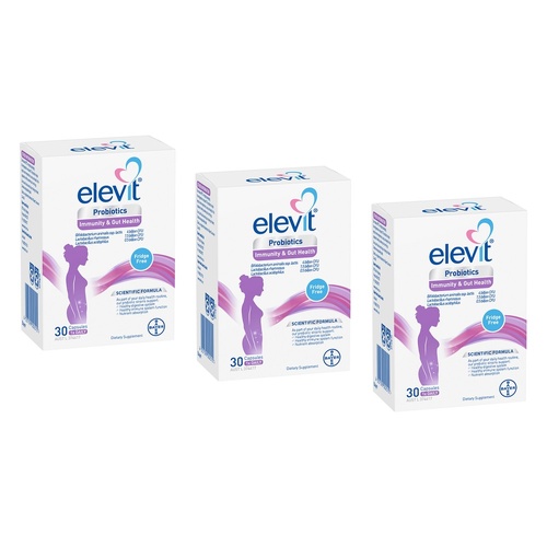 Elevit Probiotics Immunity & Gut Health 30 Capsules Pack of 3