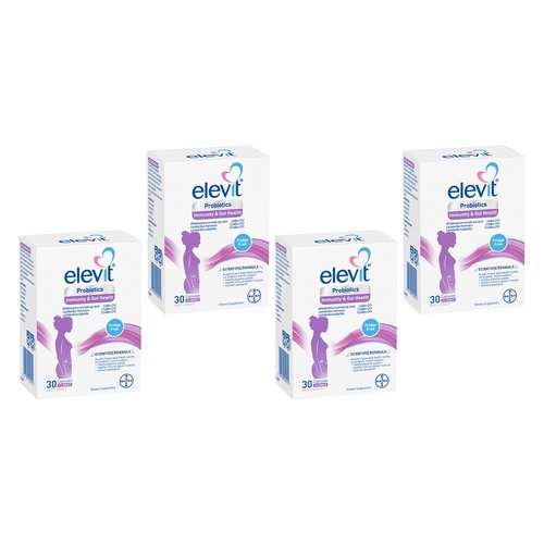 Elevit Probiotics Immunity & Gut Health 30 Capsules Pack of 4