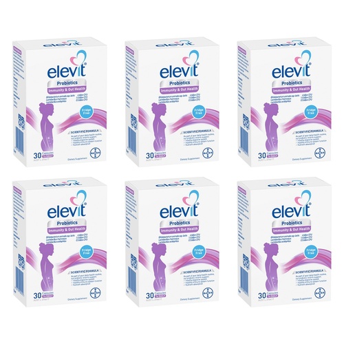 Elevit Probiotics Immunity & Gut Health 30 Capsules Pack of 6
