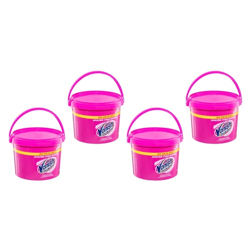 Vanish NapiSan Oxi Action Colour Safe Powder Stain Remover 3kg Pack of 4