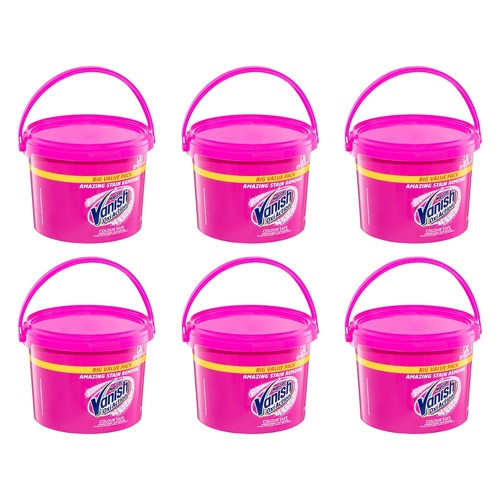 Vanish NapiSan Oxi Action Colour Safe Powder Stain Remover 3kg Pack of 6