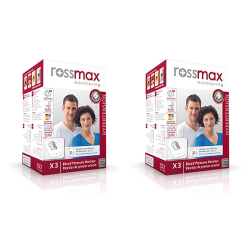 Rossmax Automatic Upper Arm Blood Pressure Monitor Pack of 2