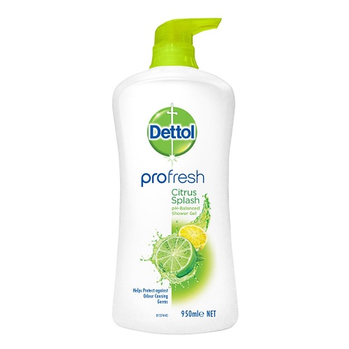 Dettol ProFresh Shower Gel Citrus Splash 950mL x 3