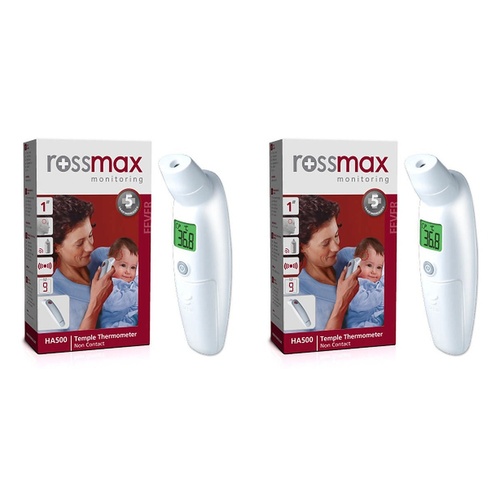Rossmax Non-Contact Temple Thermometer Pack of 2