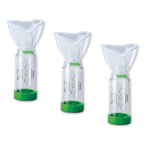 Rossmax Aero Spacer Valved Holding Chamber Large Pack of 3