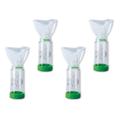 Rossmax Aero Spacer Valved Holding Chamber Large Pack of 4
